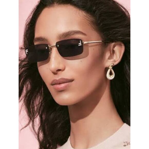 NEW!!  Fendi FE4172US 32E Gold Brown Sunglasses Authentic main image 9